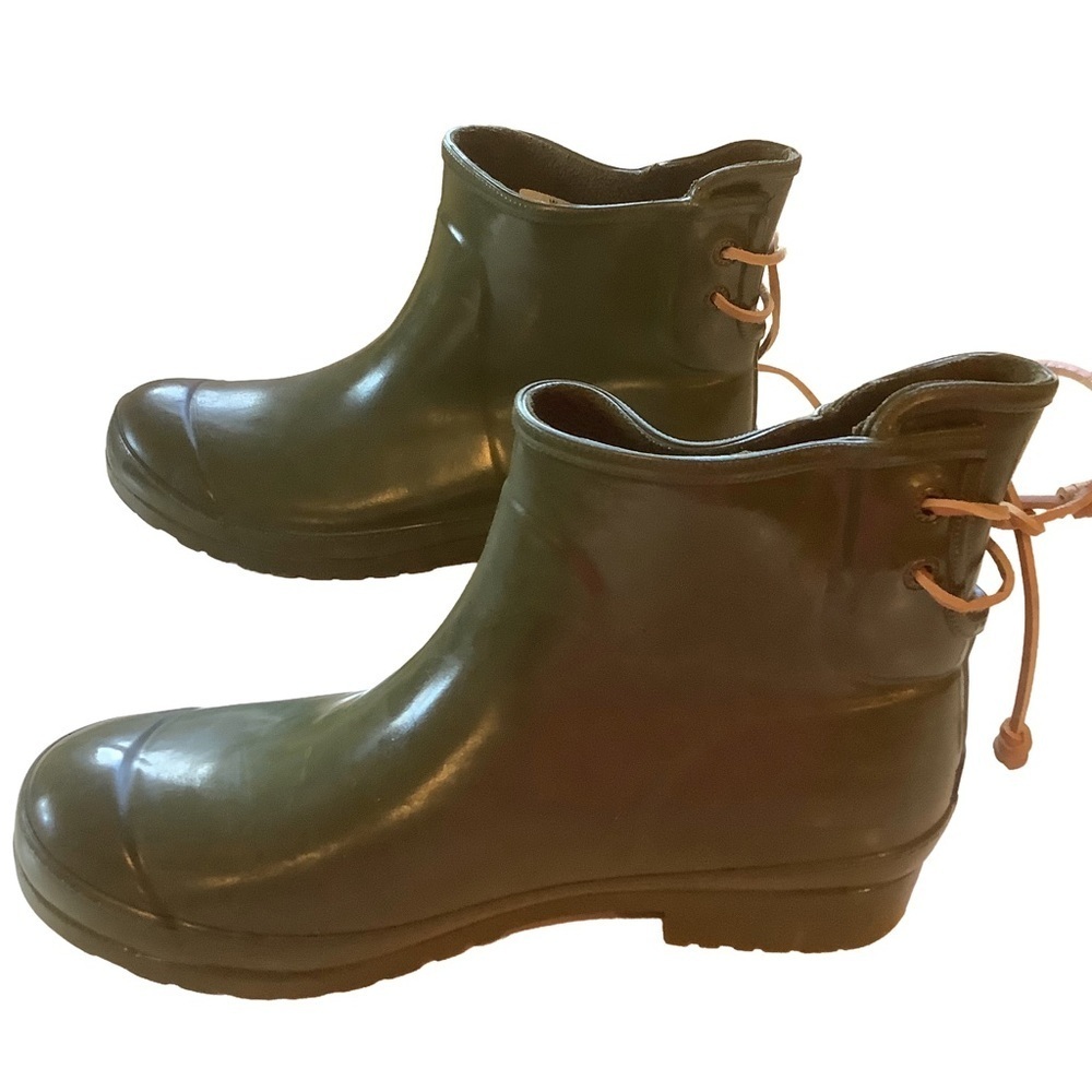 Sperry Women’s Walker Turf Rain Boots – Army Green (Size 8M) - Picture 7 of 9